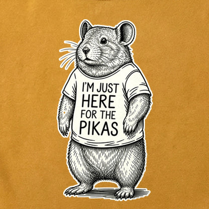 I'm Just Here for the Pikas Cotton T-Shirt