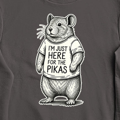 I'm Just Here for the Pikas Crewneck Sweatshirt