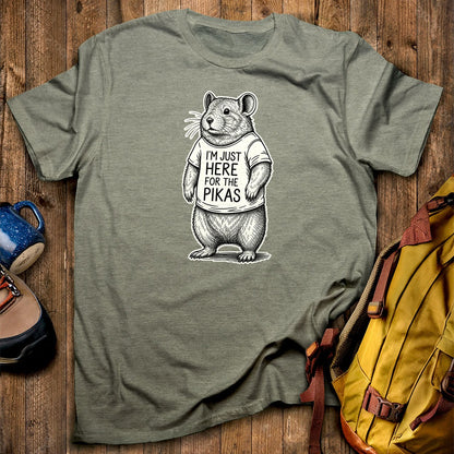 I'm Just Here for the Pikas T-Shirt