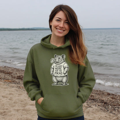 I'm Just Here for the Pikas Hoodie