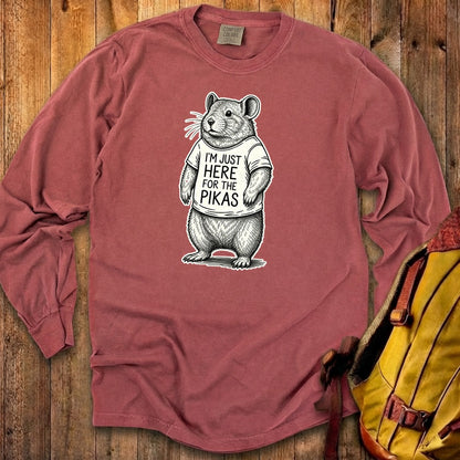 I'm Just Here for the Pikas Premium Long Sleeve