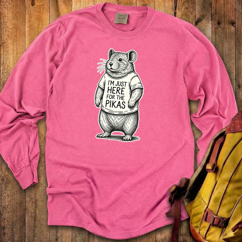 I'm Just Here for the Pikas Premium Long Sleeve