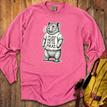 I'm Just Here for the Pikas Premium Long Sleeve