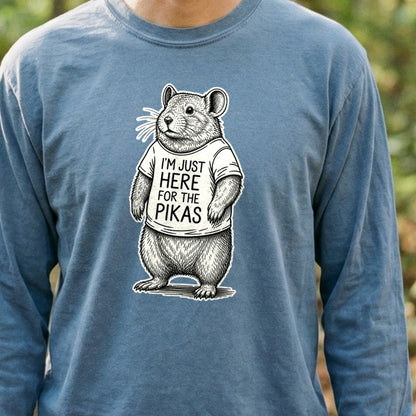 I'm Just Here for the Pikas Premium Long Sleeve
