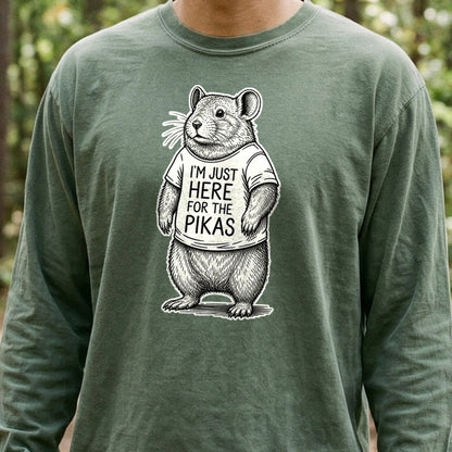 I'm Just Here for the Pikas Premium Long Sleeve