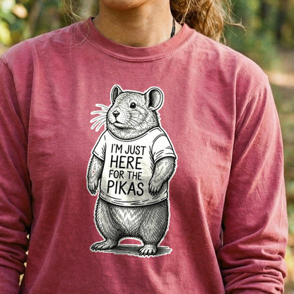 I'm Just Here for the Pikas Premium Long Sleeve
