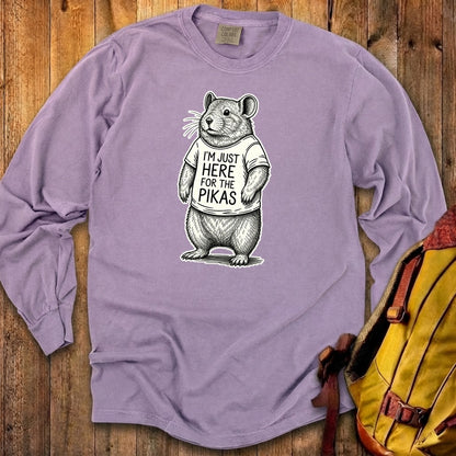 I'm Just Here for the Pikas Premium Long Sleeve