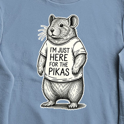 I'm Just Here for the Pikas Crewneck Sweatshirt
