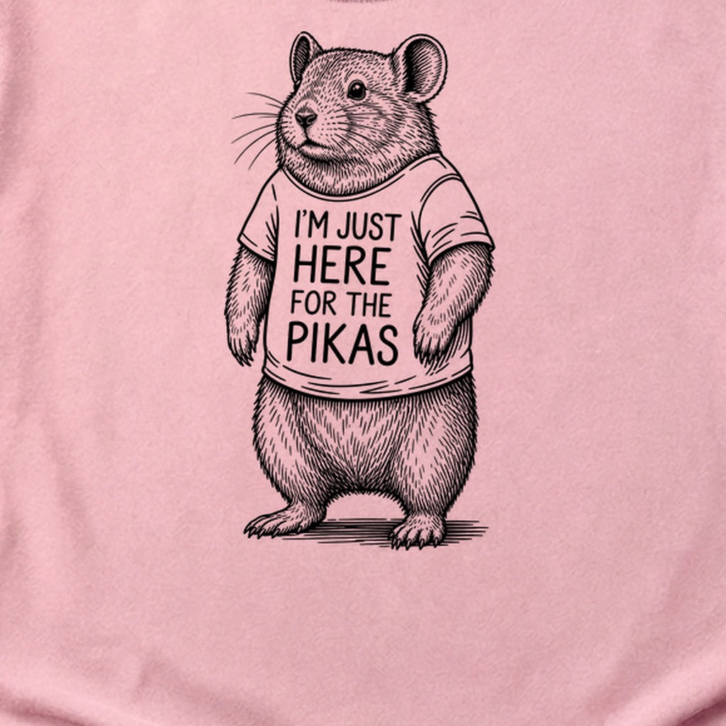 I'm Just Here for the Pikas Cotton T-Shirt
