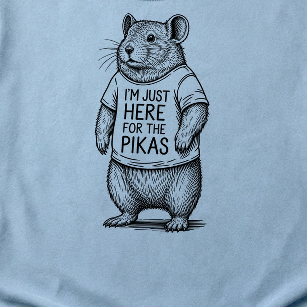 I'm Just Here for the Pikas Cotton T-Shirt
