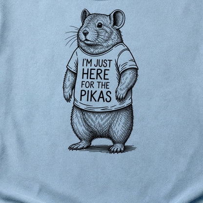 I'm Just Here for the Pikas Cotton T-Shirt