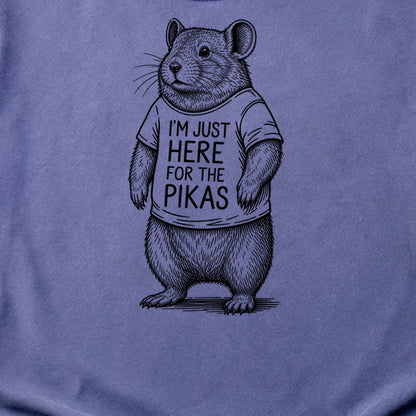 I'm Just Here for the Pikas Cotton T-Shirt