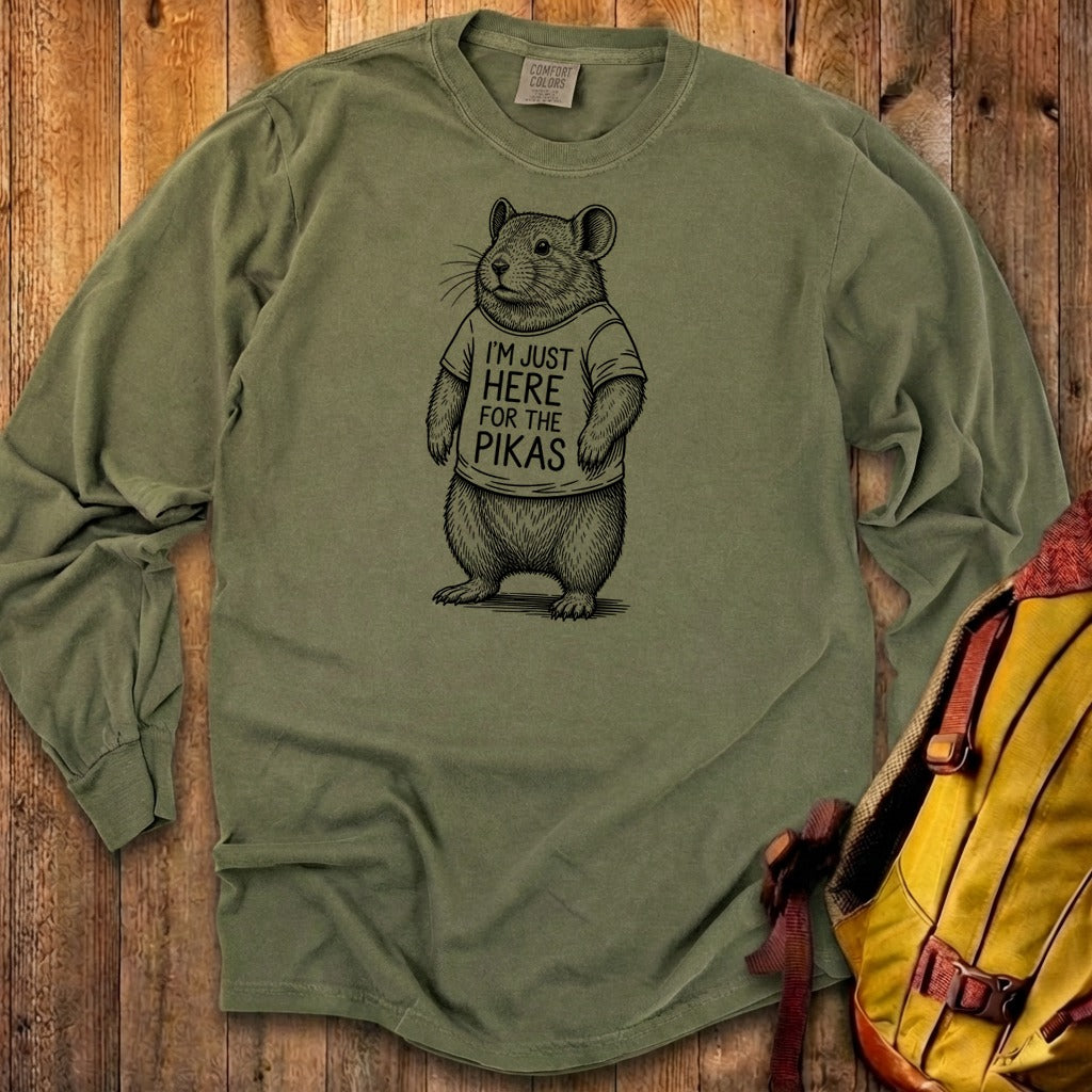 I'm Just Here for the Pikas Premium Long Sleeve