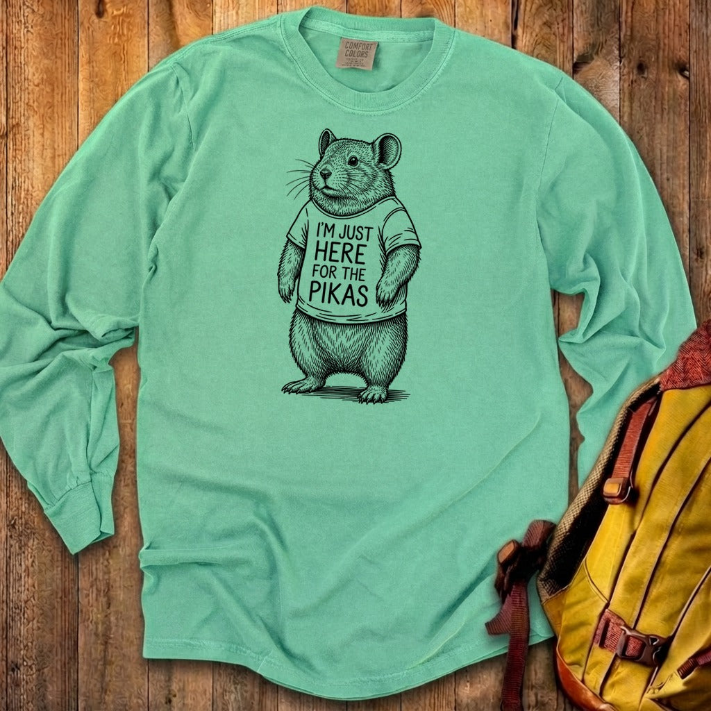 I'm Just Here for the Pikas Premium Long Sleeve