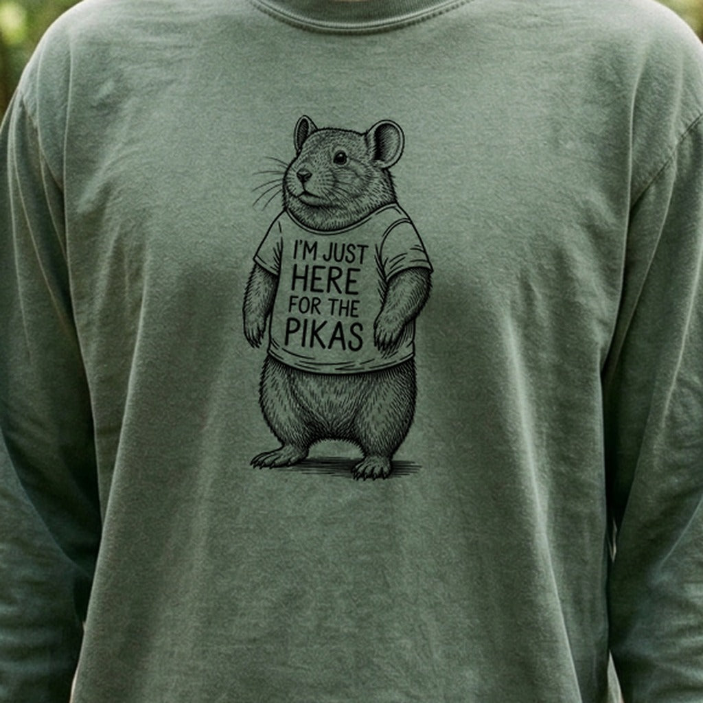 I'm Just Here for the Pikas Premium Long Sleeve