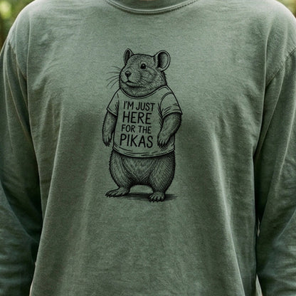 I'm Just Here for the Pikas Premium Long Sleeve