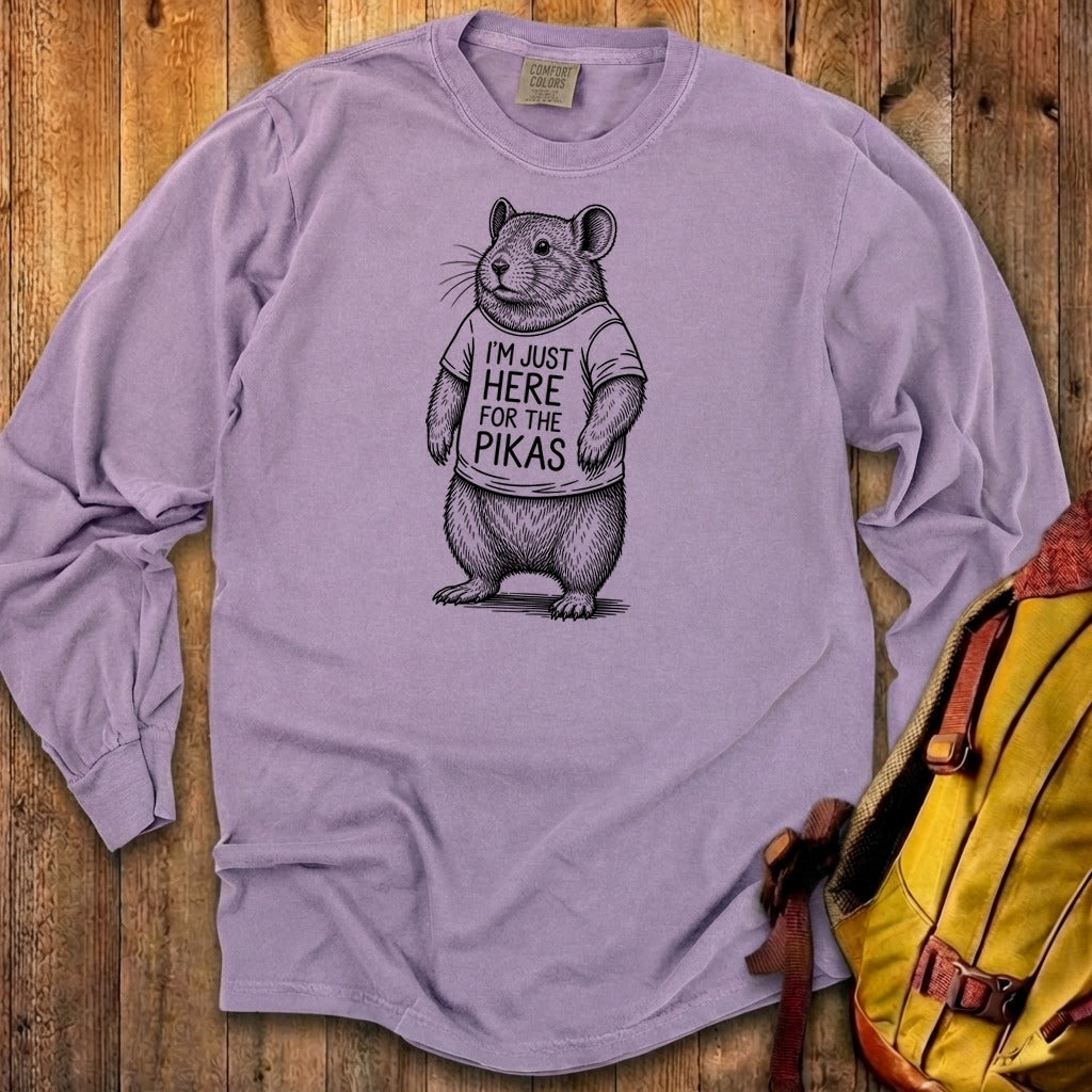I'm Just Here for the Pikas Premium Long Sleeve