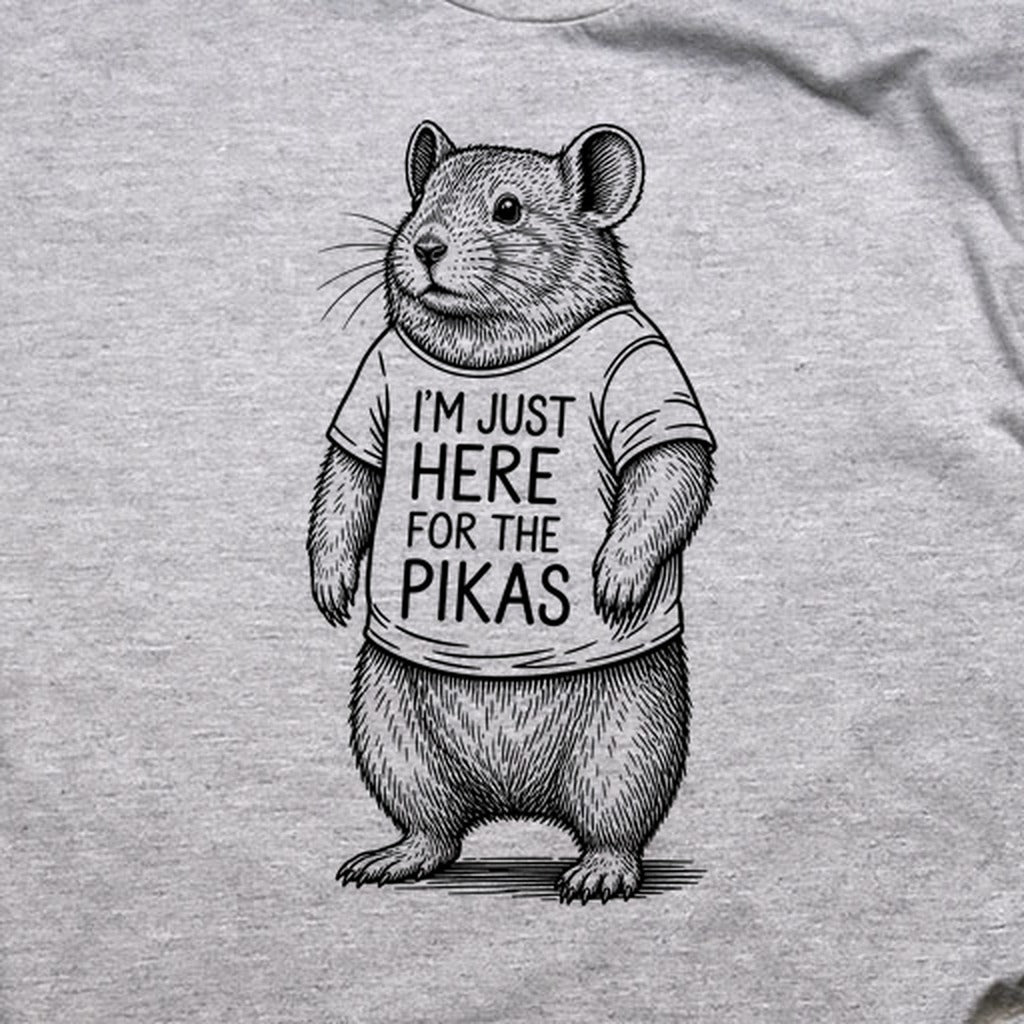 I'm Just Here for the Pikas T-Shirt