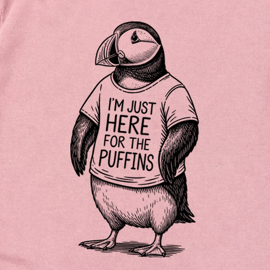 I'm Just Here for the Puffins Premium Long Sleeve