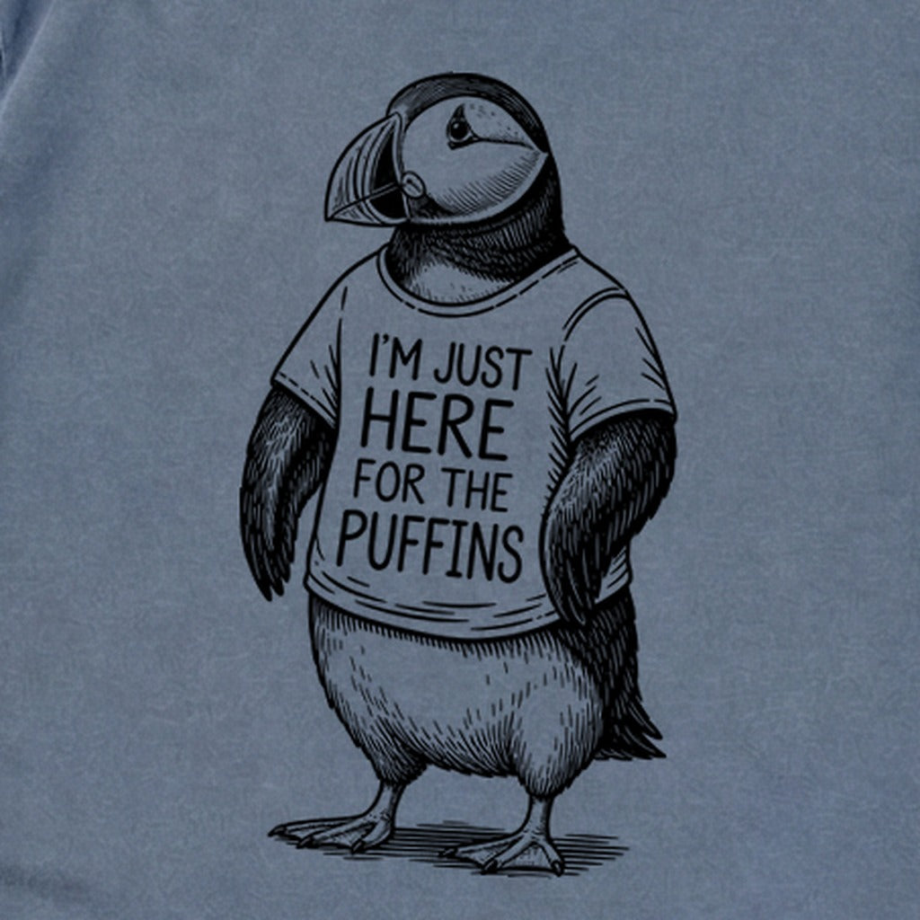 I'm Just Here for the Puffins Premium Long Sleeve