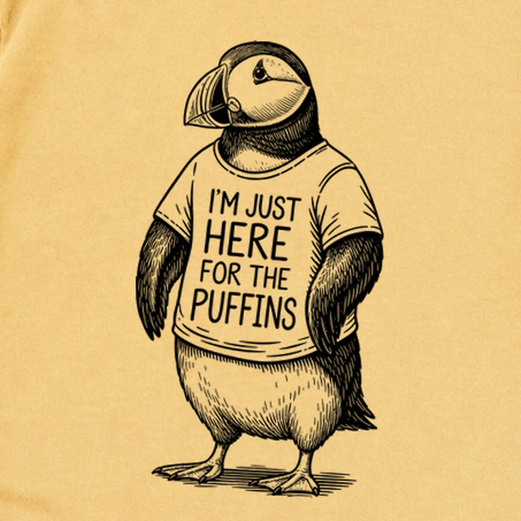 I'm Just Here for the Puffins Premium Long Sleeve