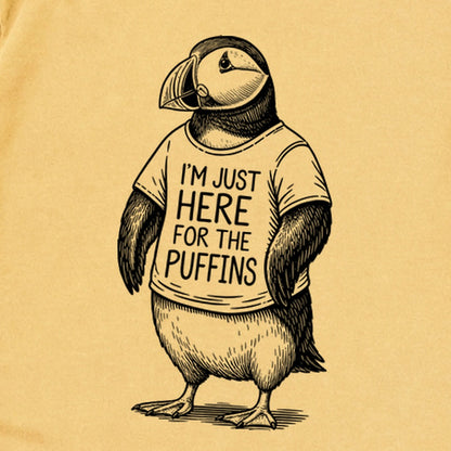 I'm Just Here for the Puffins Premium Long Sleeve