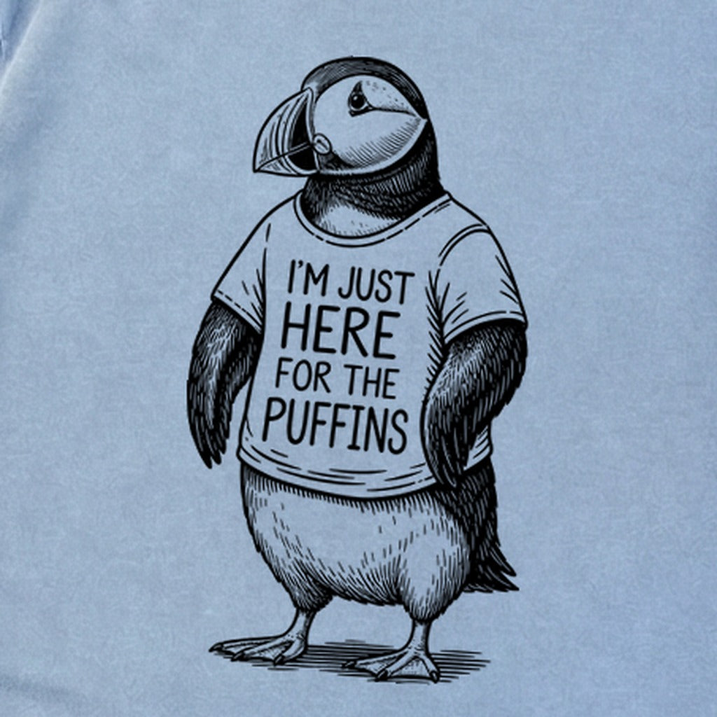 I'm Just Here for the Puffins Premium Long Sleeve