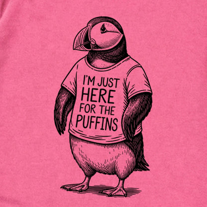 I'm Just Here for the Puffins Premium Long Sleeve
