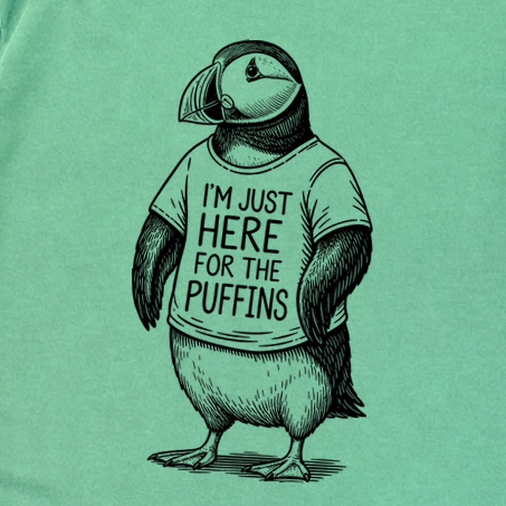 I'm Just Here for the Puffins Premium Long Sleeve