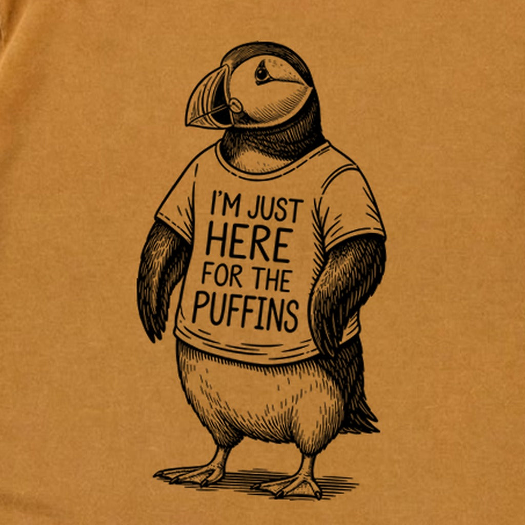 I'm Just Here for the Puffins Premium Long Sleeve