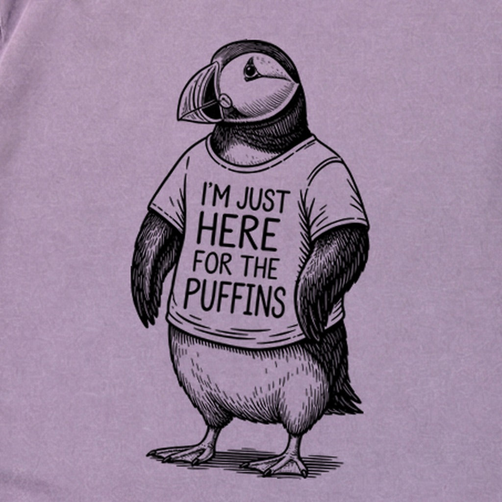 I'm Just Here for the Puffins Premium Long Sleeve