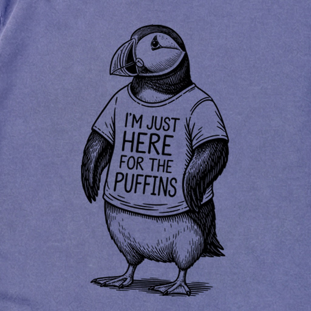 I'm Just Here for the Puffins Premium Long Sleeve