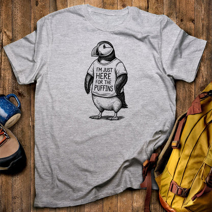 I'm Just Here for the Puffins T-Shirt