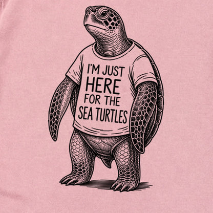 I'm Just Here for the Turtles Premium Long Sleeve