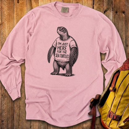 I'm Just Here for the Turtles Premium Long Sleeve