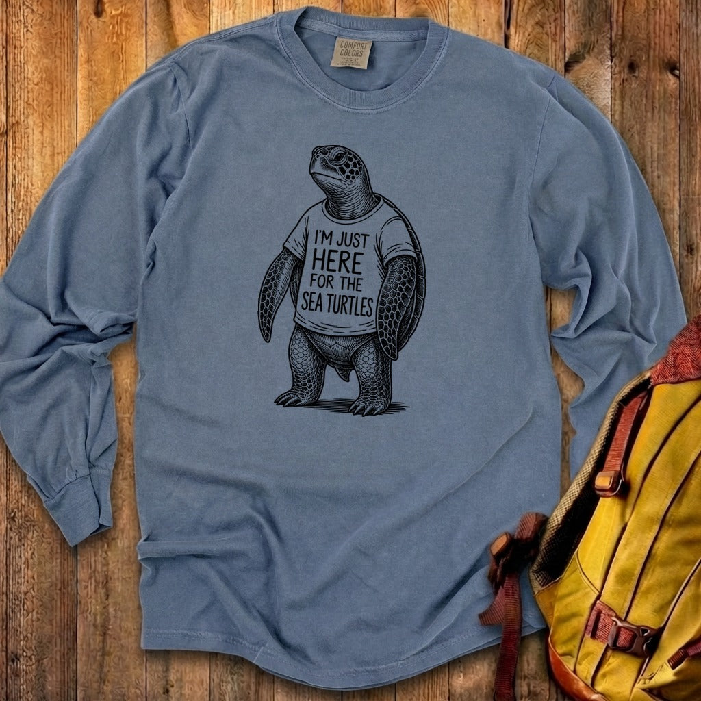 I'm Just Here for the Turtles Premium Long Sleeve