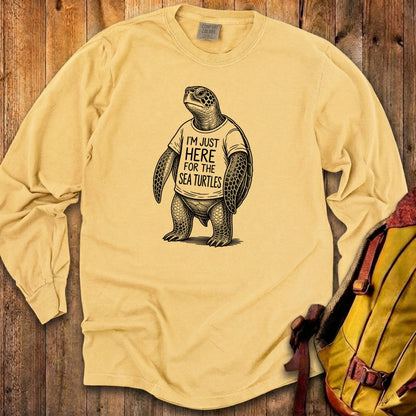 I'm Just Here for the Turtles Premium Long Sleeve