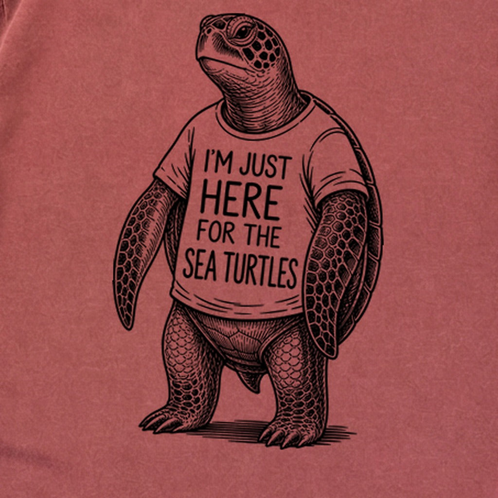 I'm Just Here for the Turtles Premium Long Sleeve