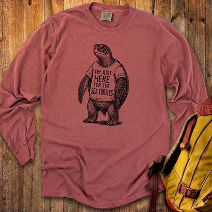 I'm Just Here for the Turtles Premium Long Sleeve