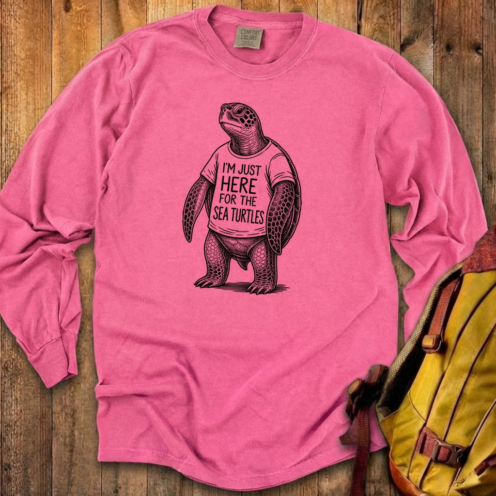 I'm Just Here for the Turtles Premium Long Sleeve