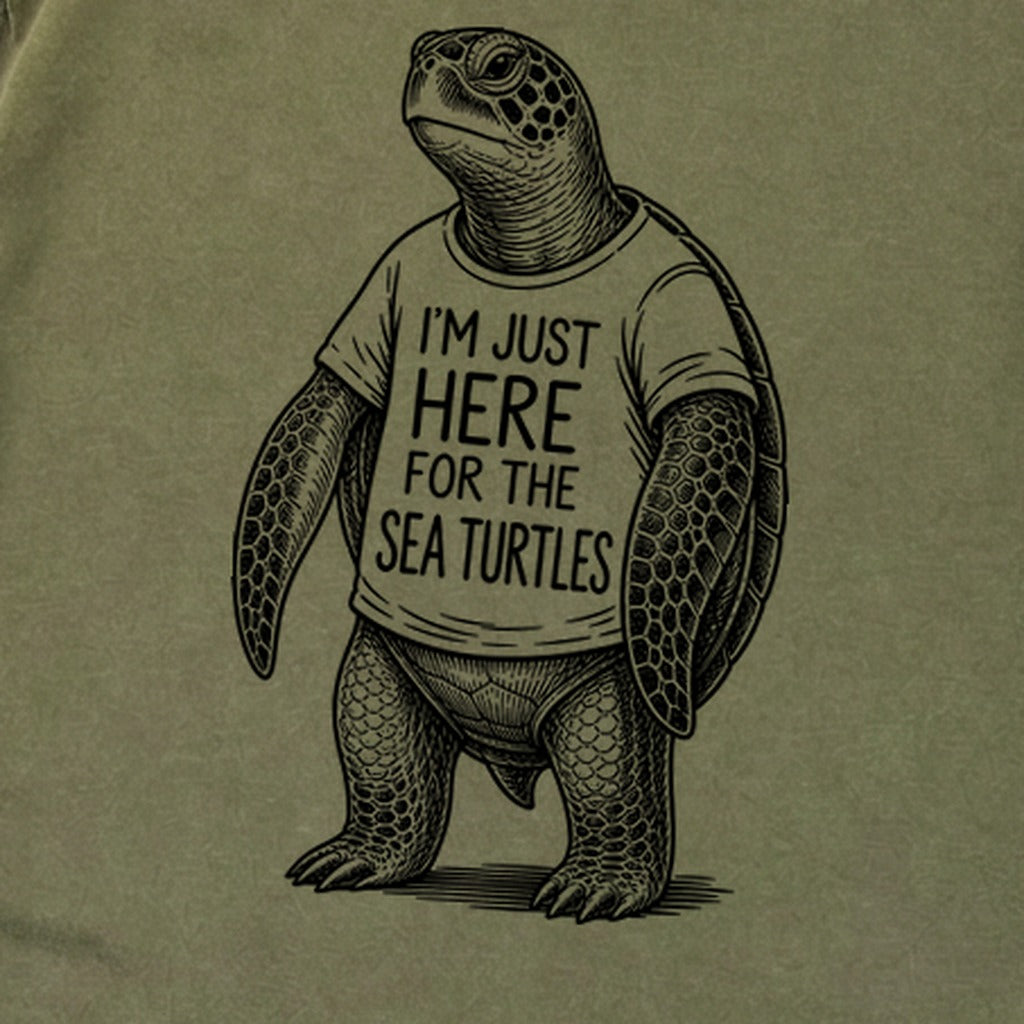 I'm Just Here for the Turtles Premium Long Sleeve