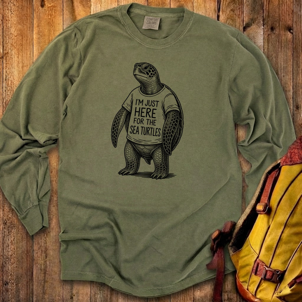 I'm Just Here for the Turtles Premium Long Sleeve