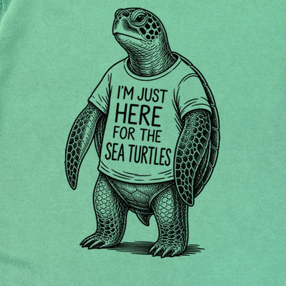 I'm Just Here for the Turtles Premium Long Sleeve