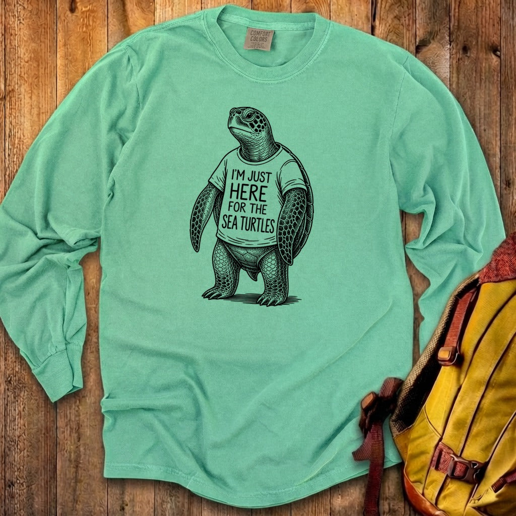 I'm Just Here for the Turtles Premium Long Sleeve