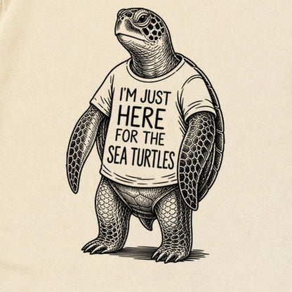 I'm Just Here for the Turtles Premium Long Sleeve