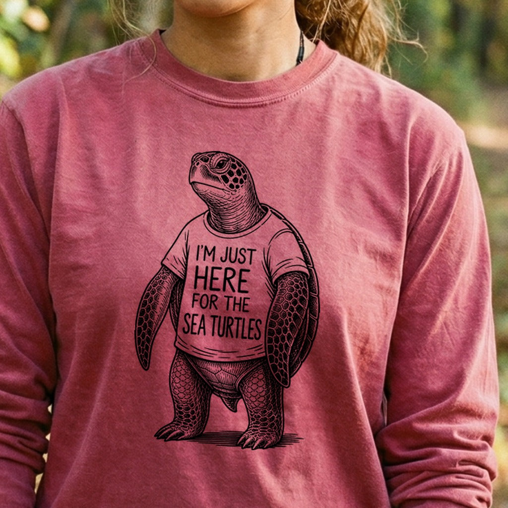 I'm Just Here for the Turtles Premium Long Sleeve