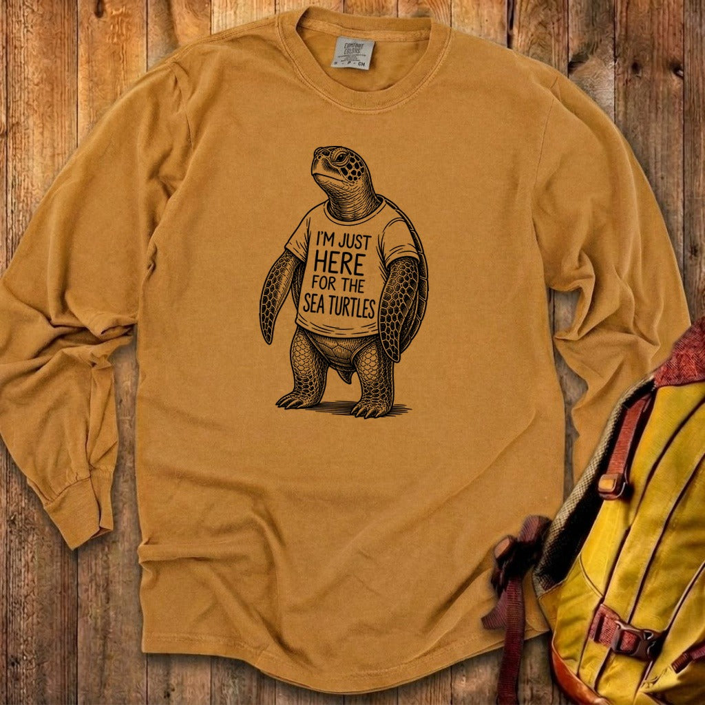 I'm Just Here for the Turtles Premium Long Sleeve
