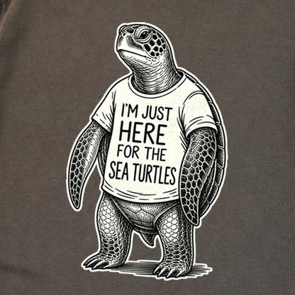 I'm Just Here for the Turtles Premium Long Sleeve