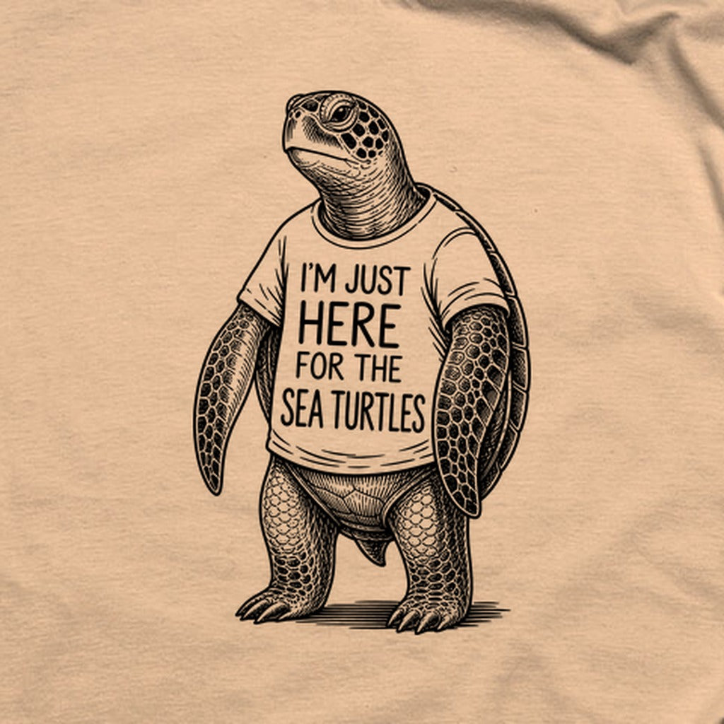 I'm Just Here for the Turtles T-Shirt