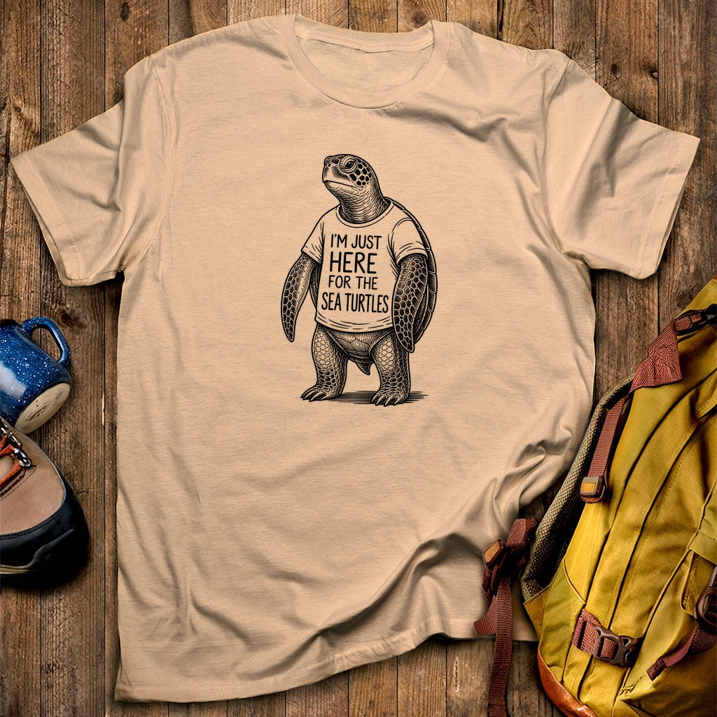 I'm Just Here for the Turtles T-Shirt